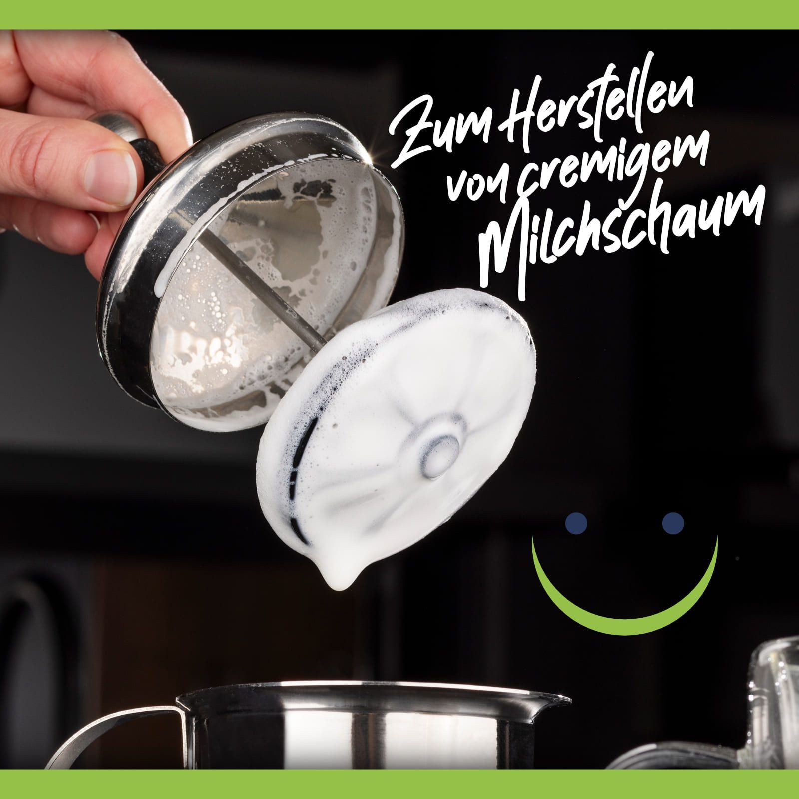 Gravidus Milchaufschäumer Manueller Edelstahl Milchaufschäumer: Perfekter Schaumgenuss