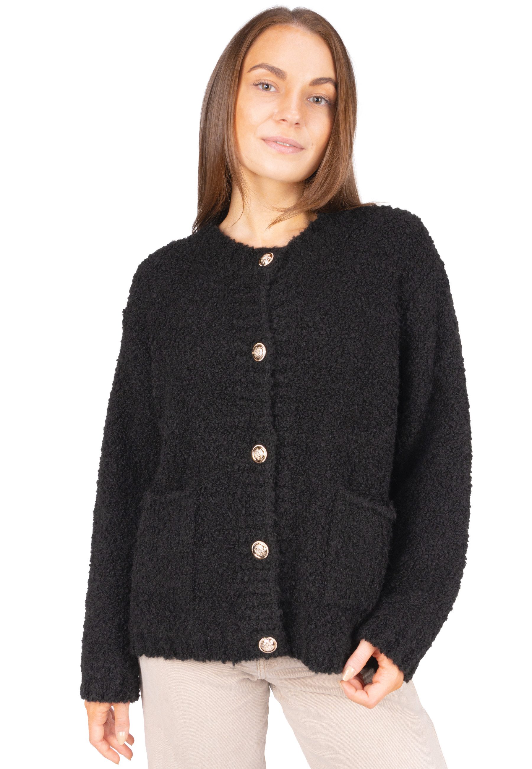 Seasons of April Cardigan JANA (1-tlg) Damen Strickjacke Regular mit Knöpfe günstig online kaufen