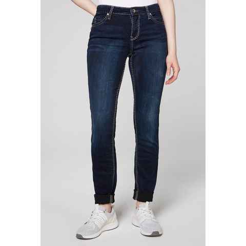 SOCCX Slim-fit-Jeans mit zwei Münztaschen