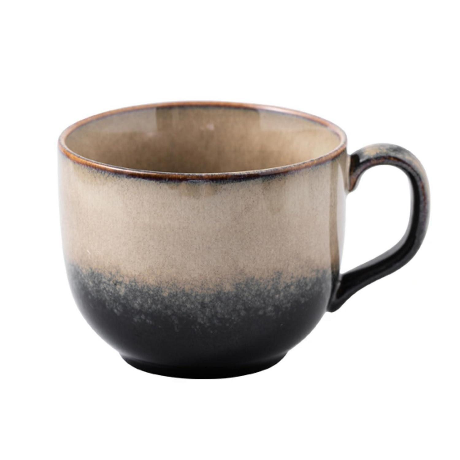 LuxusKollektion Tasse Keramik Kaffeetasse Groß 450ml Unikat Handarbeit, Keramik