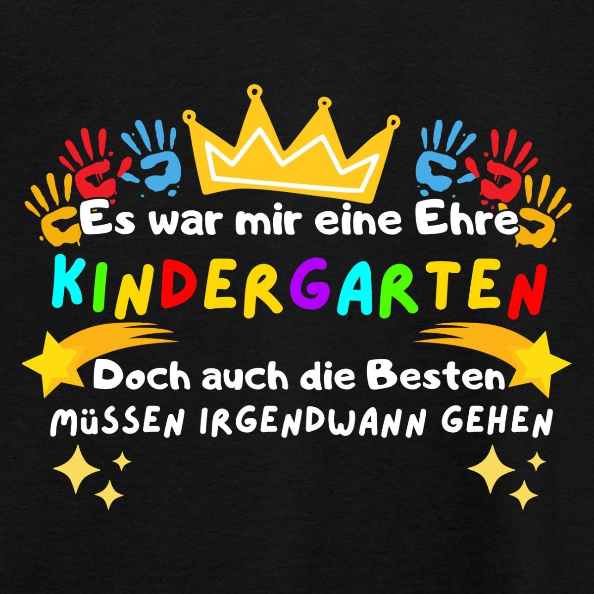 Spreadshirt T-Shirt Kindergarten Es War Mir Eine Ehre Abschied Lustig Kinder T-Shirt (1-tlg)