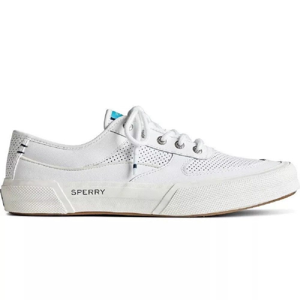 Sperry Soletide White Herren Leder Sneaker Halbschuhe Schnürschuhe STS23167 günstig online kaufen