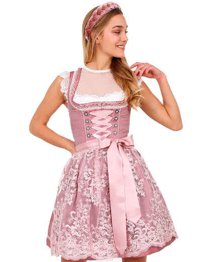 Krüger Madl Dirndl Krüger Dirndl 'Smilla' Spitzenschürze 049595, Ros