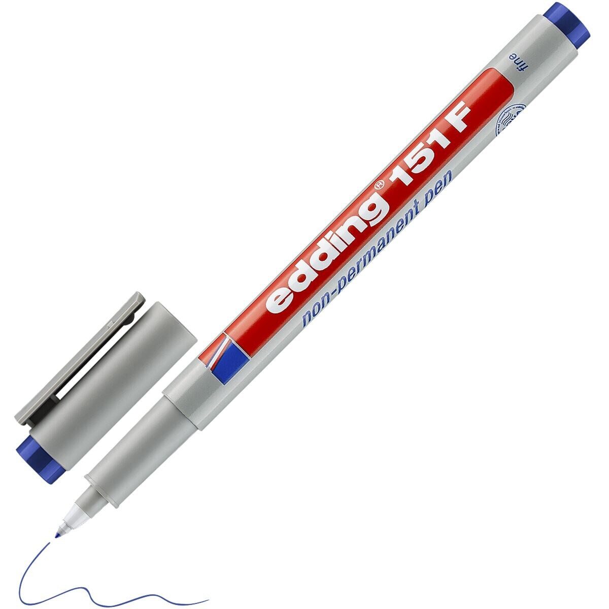 edding Folienstift e-151 F, (4-tlg), mit non-permanenter Tinte