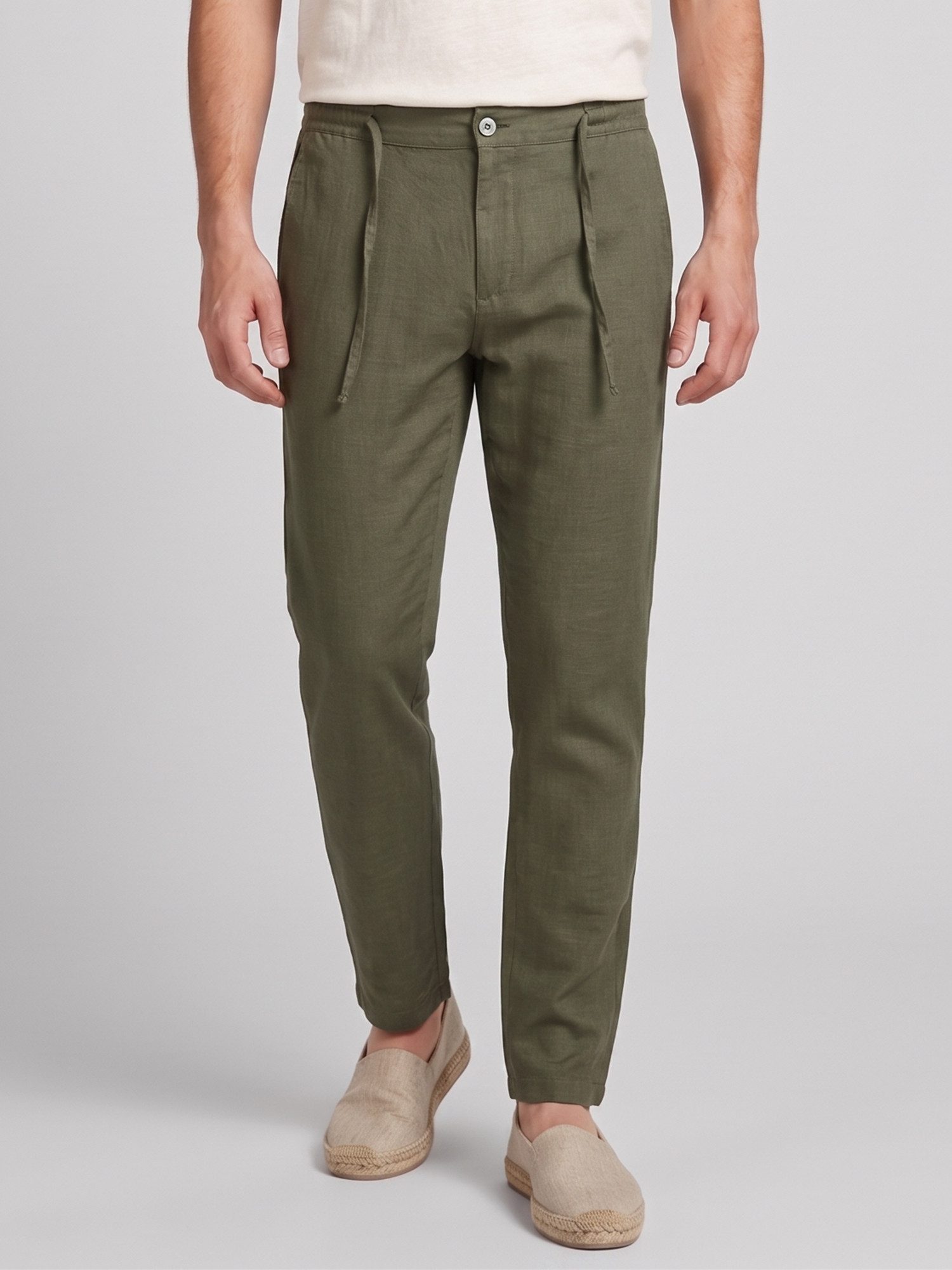 Rock Creek Leinenhose Stoffhose Herren RC-2446 Sommerhose Leinen-Optik