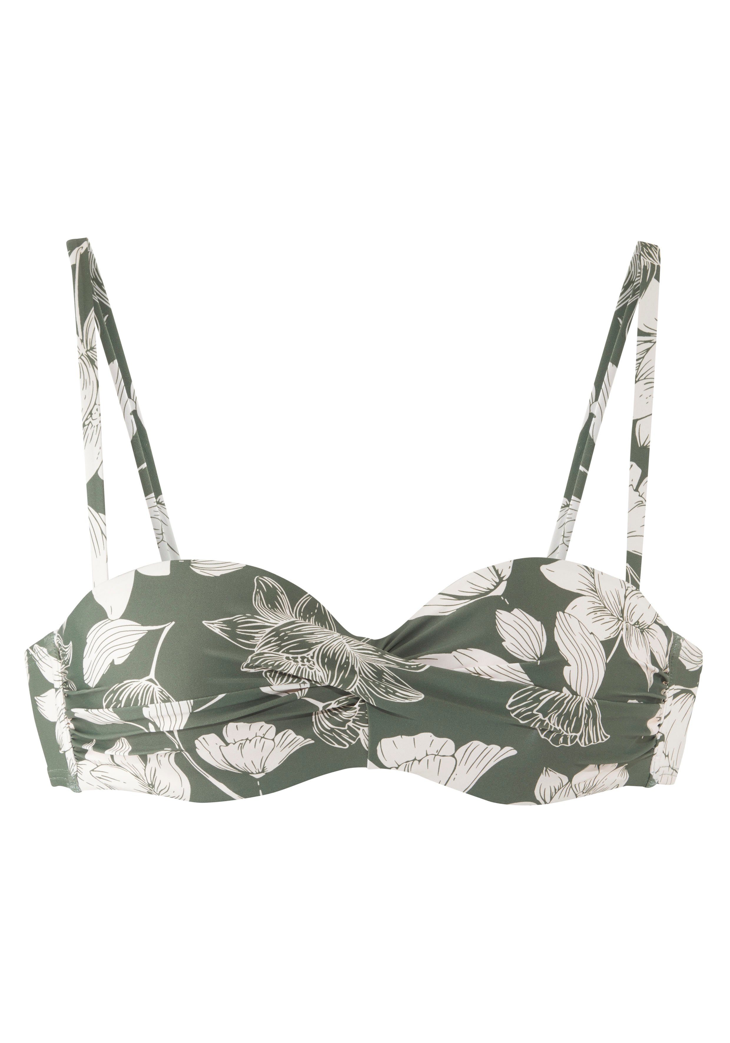s.Oliver Bügel-Bandeau-Bikini-Top Lady, mit floralem Design günstig online kaufen