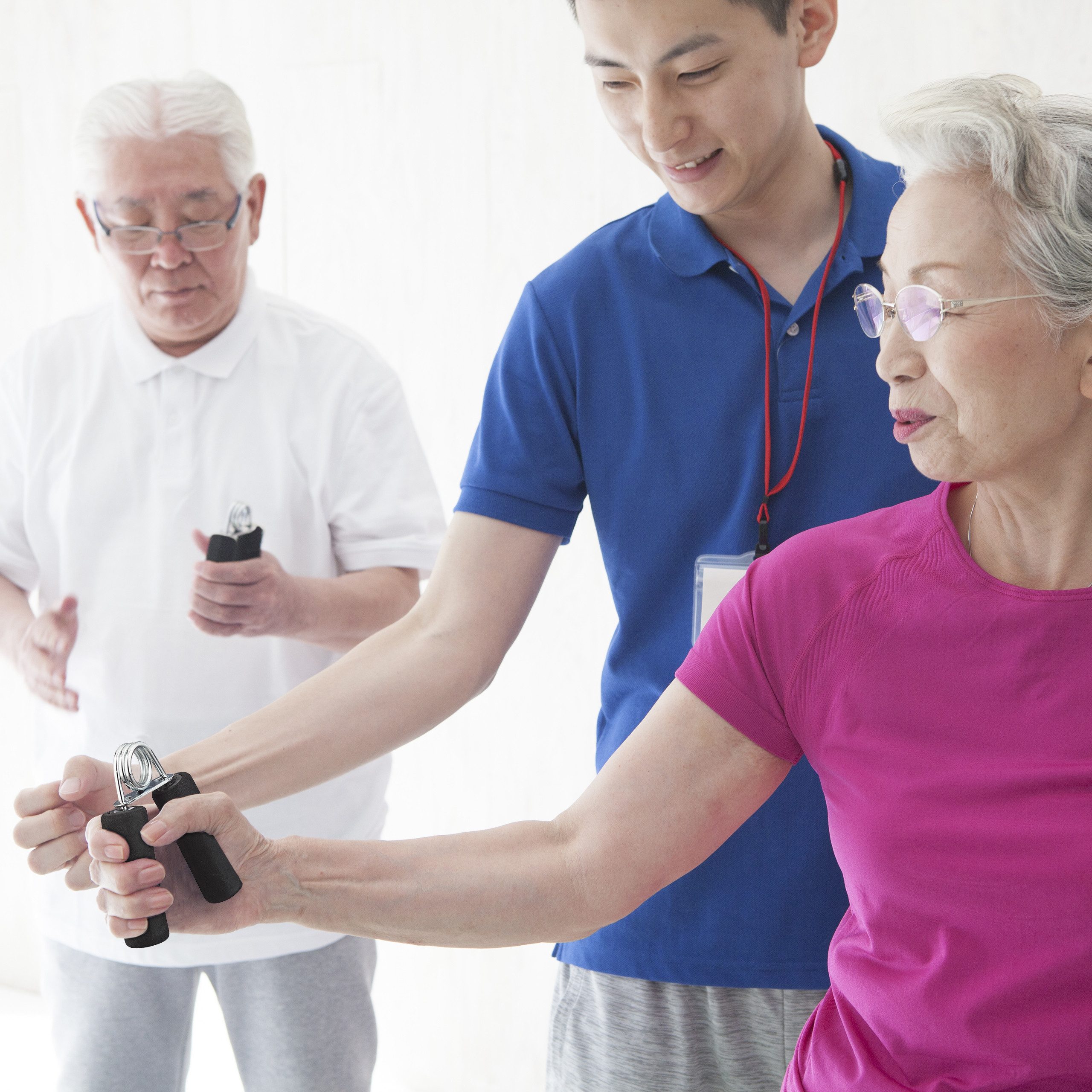 relaxdays Handmuskeltrainer Fingertrainer 2er Set, rot