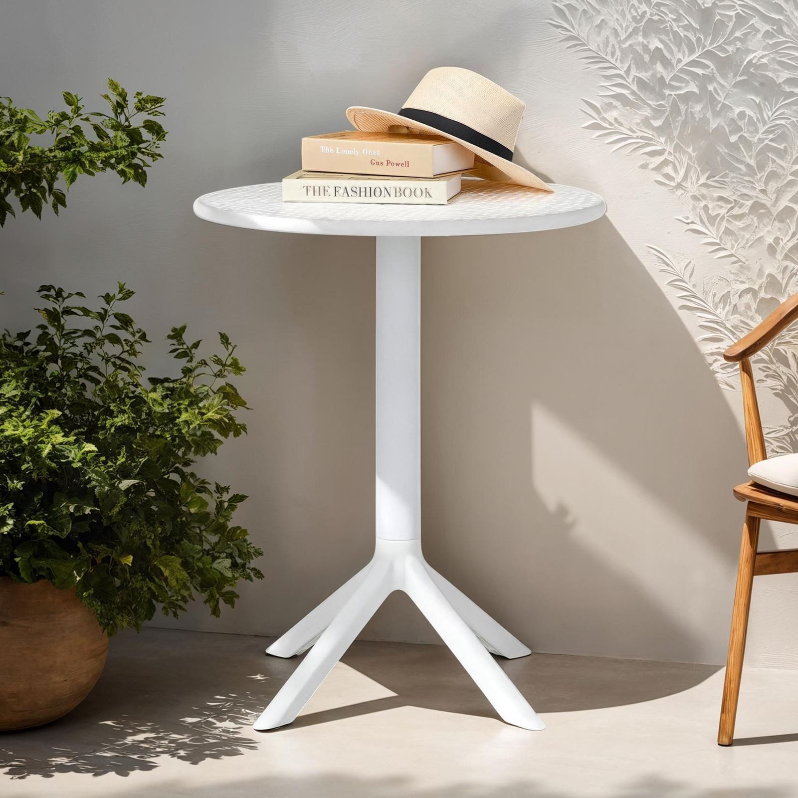 IDIMEX Gartentisch LUZ, runder Balkontisch 60cm, kleiner Outdoor Tisch aus günstig online kaufen