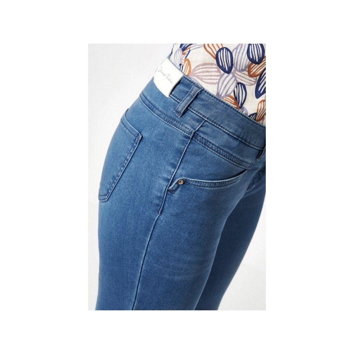 (1-tlg) TONI blau 5-Pocket-Jeans