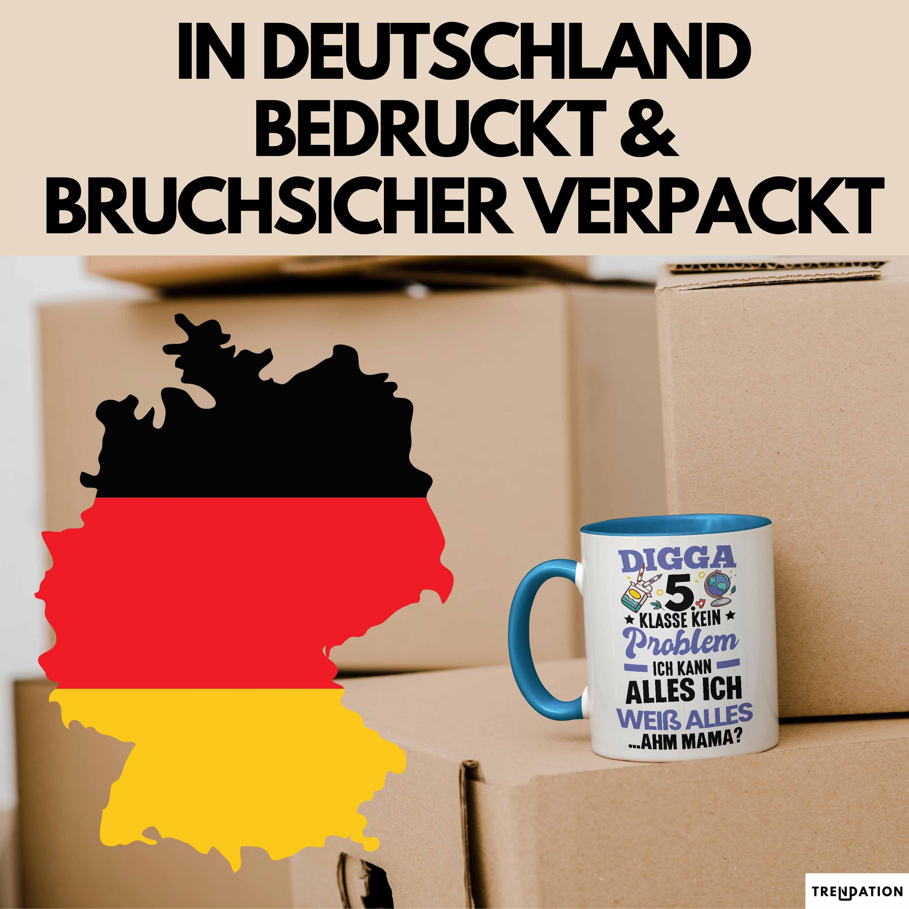 Trendation Tasse 5. Klasse Geschenk Digga 5 Klasse Kein Problem Ich Kann Alles Ich Weiß – Bild 5 von 5