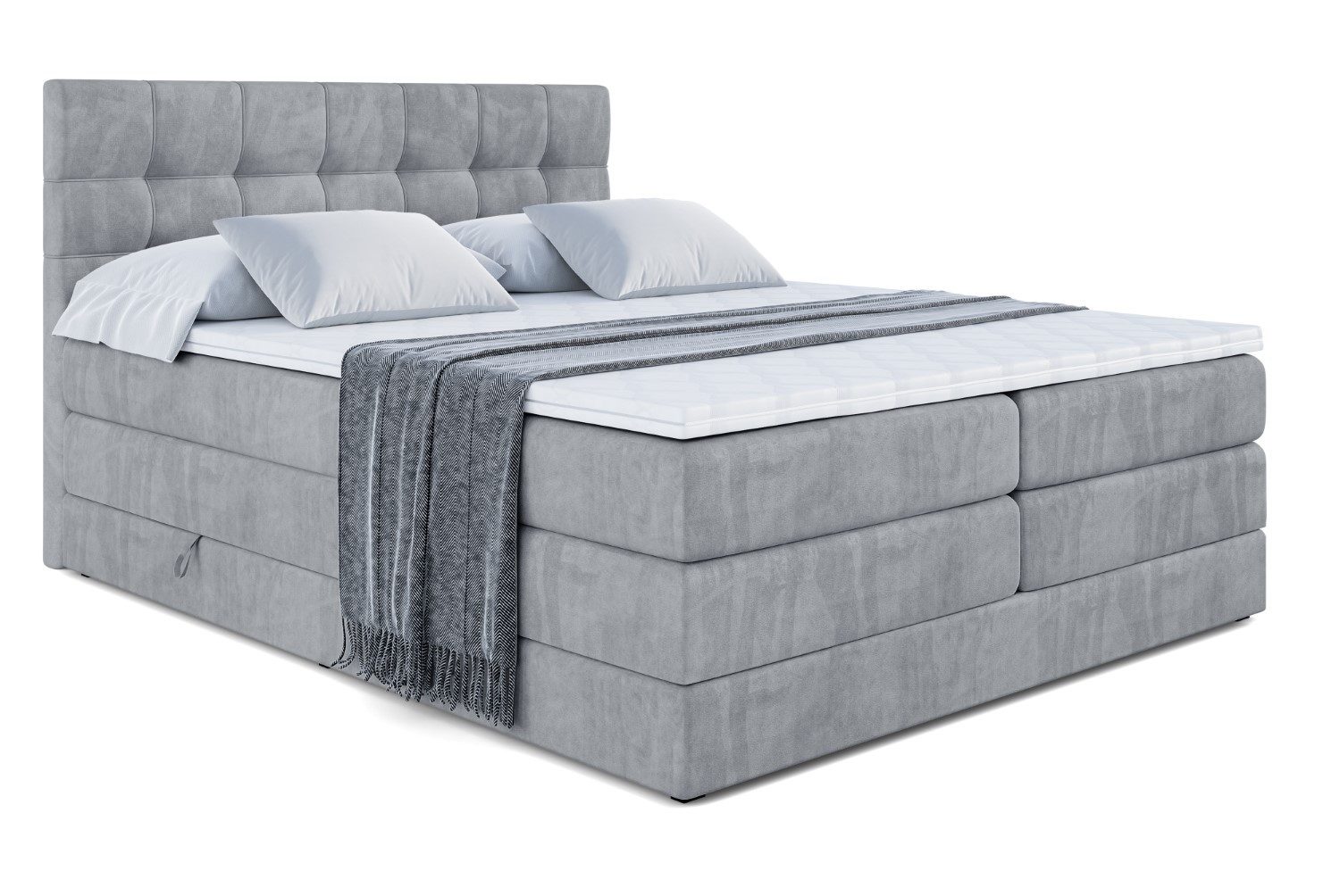 ALTDECOR Boxspringbett BERO KING (Multipocket-Matratze H4 günstig online kaufen