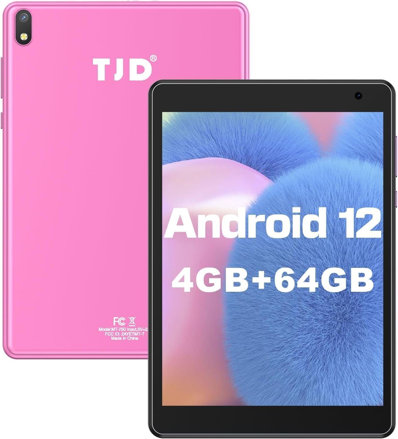 TJD Tablet (7,5", Android 12, Android 12 tablet 8mp+2mp kamera wi-fi bluetooth lautsprecher)