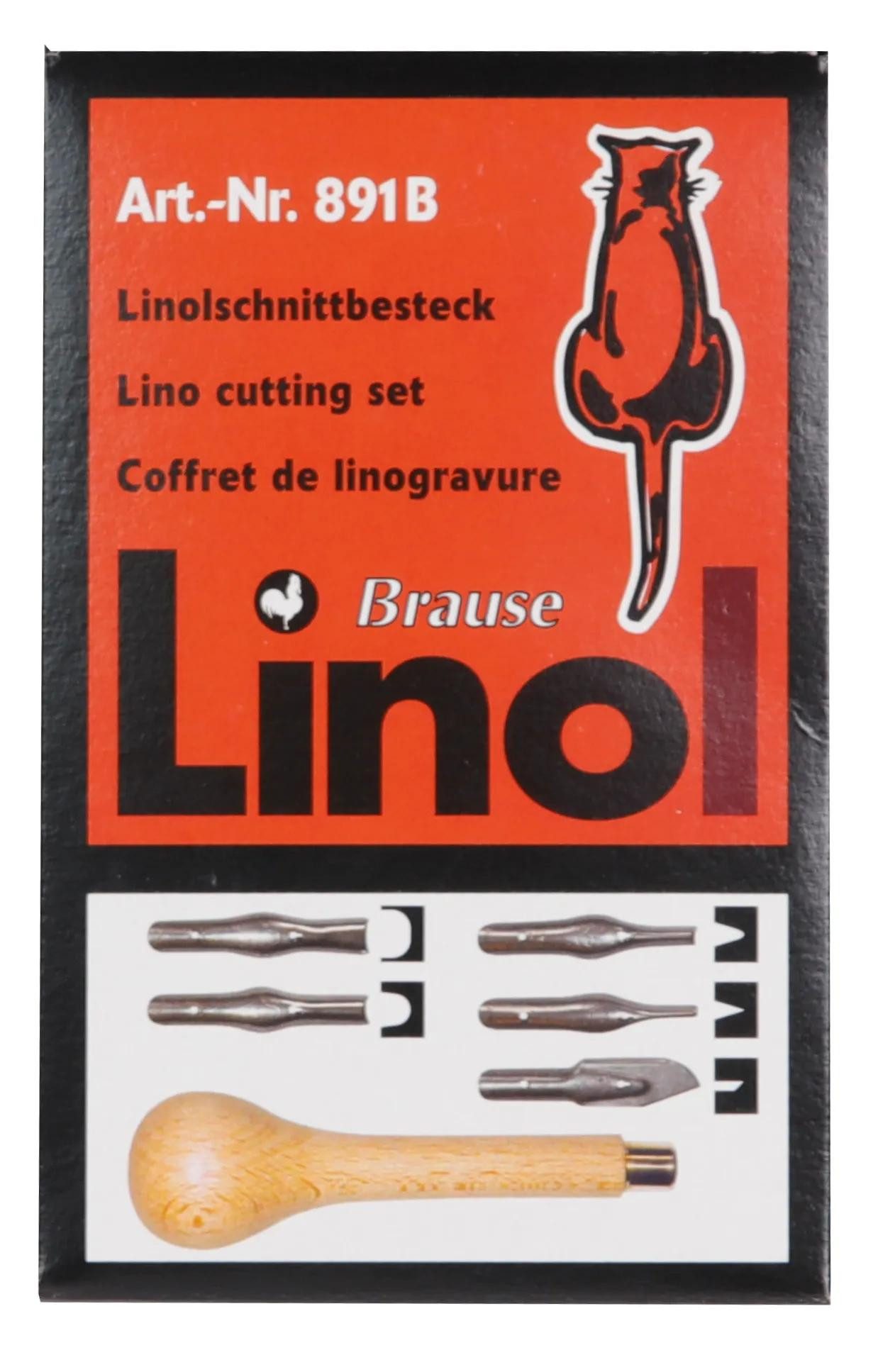 EXACOMPTA Farbwalze Linolschnitt-Set 891B, BRAUSE