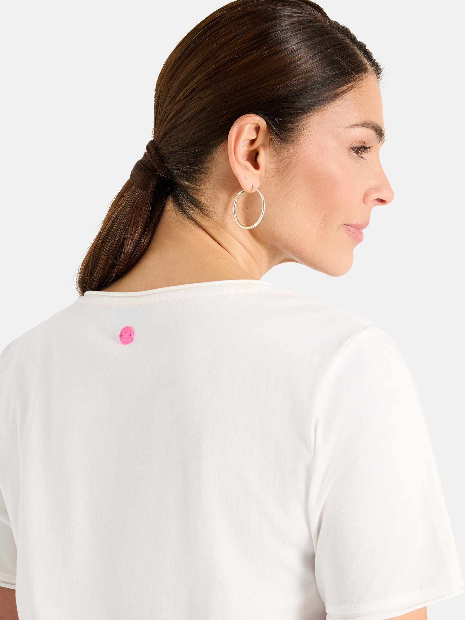 Lieblingsstück T-Shirt VictoriaL mit V-Ausschnitt, bedruckt