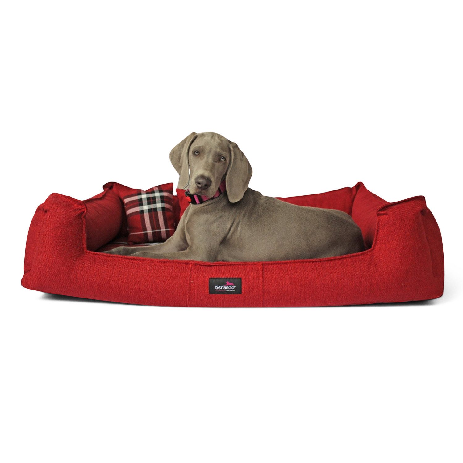 tierlando® Tierbett Orthopädisches Hundebett SCOTCH VISCO 2-in-1-Bezug Webstoff Mélange ka