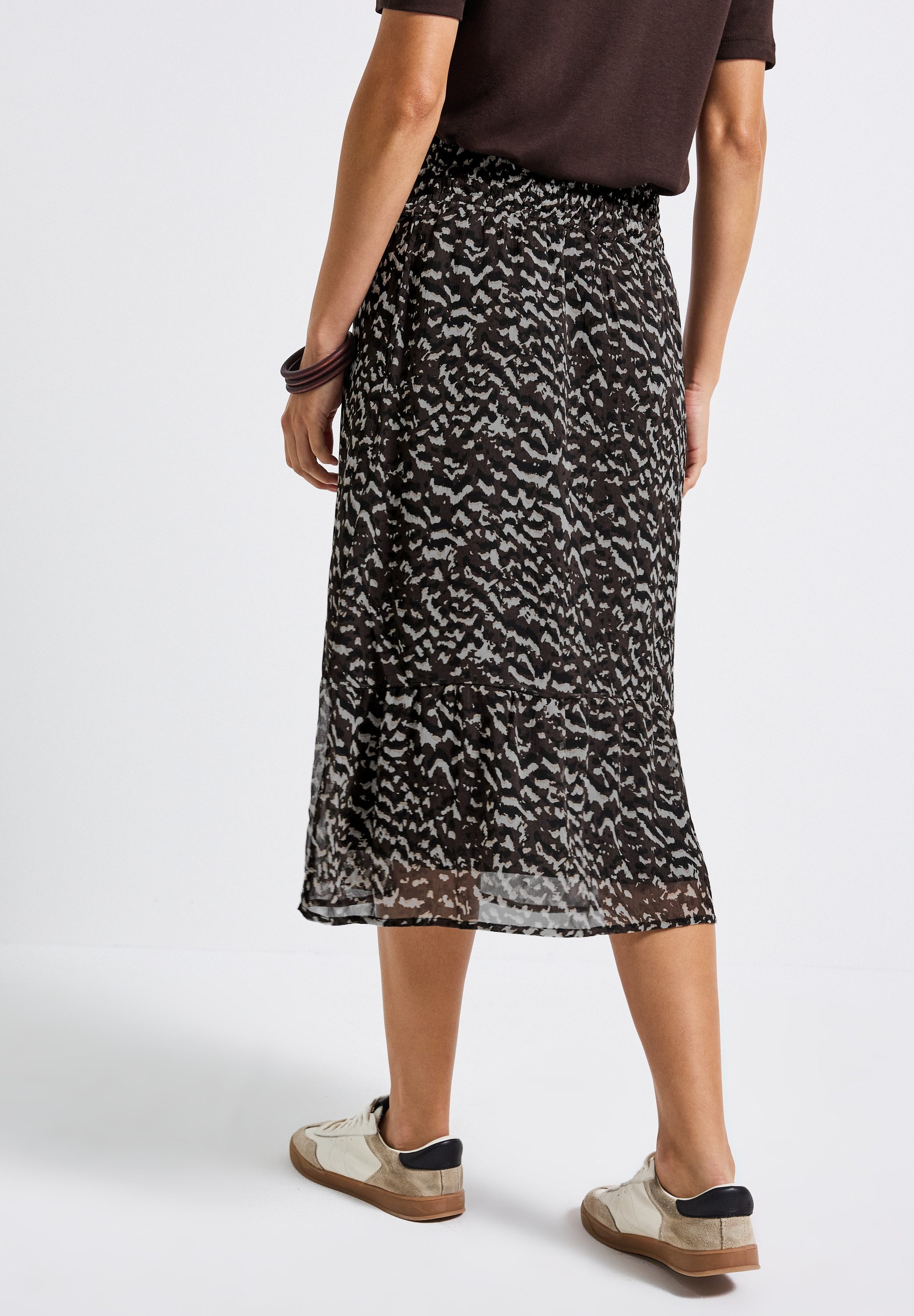 STREET ONE Midirock mit All-Over Print günstig online kaufen