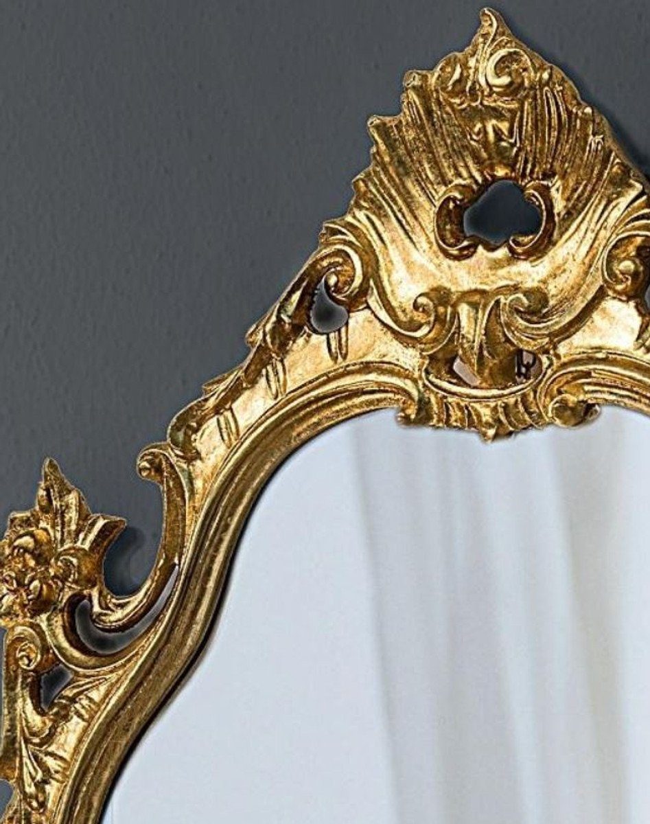 Padrino Barockstil Barockspiegel Made - - in cm Italy - 55 x 86 Luxus Barock Qualität Gold Casa Wandspiegel Spiegel H. Prunkvoller Luxus 4 im x