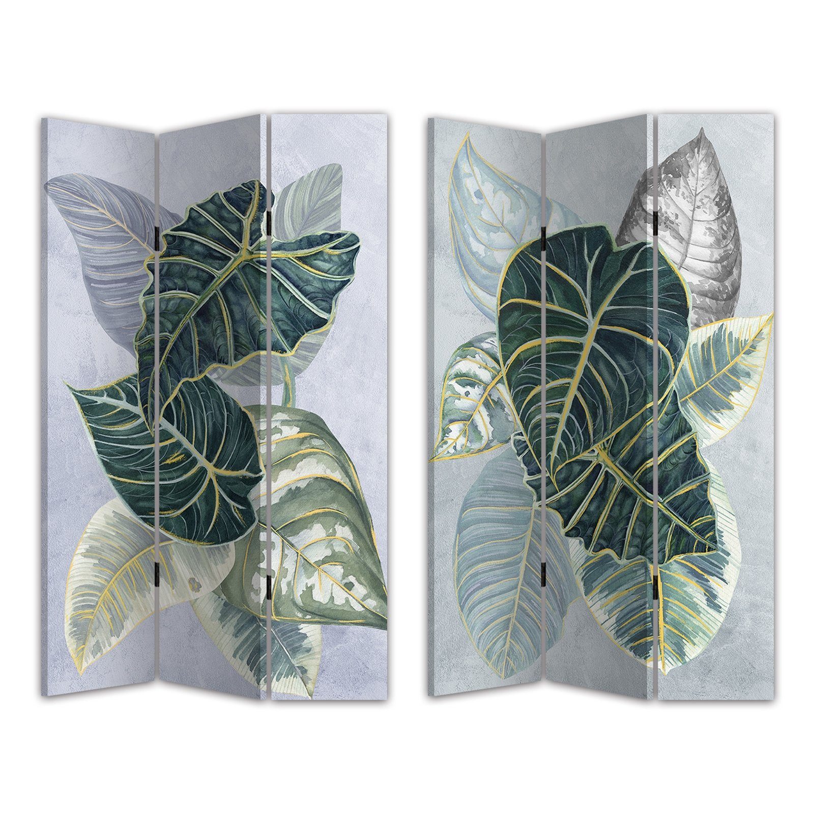 HTI-Line Paravent Paravent Leaves (Stück, 1 St., 1 Paravent), Raumteiler Sichtschutz Trennwand
