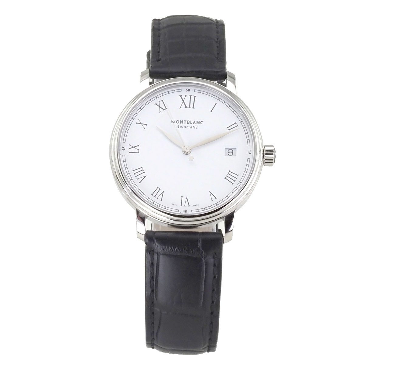 MONTBLANC Automatikuhr schweizer Damen Uhr Tradition 112611 / 7335