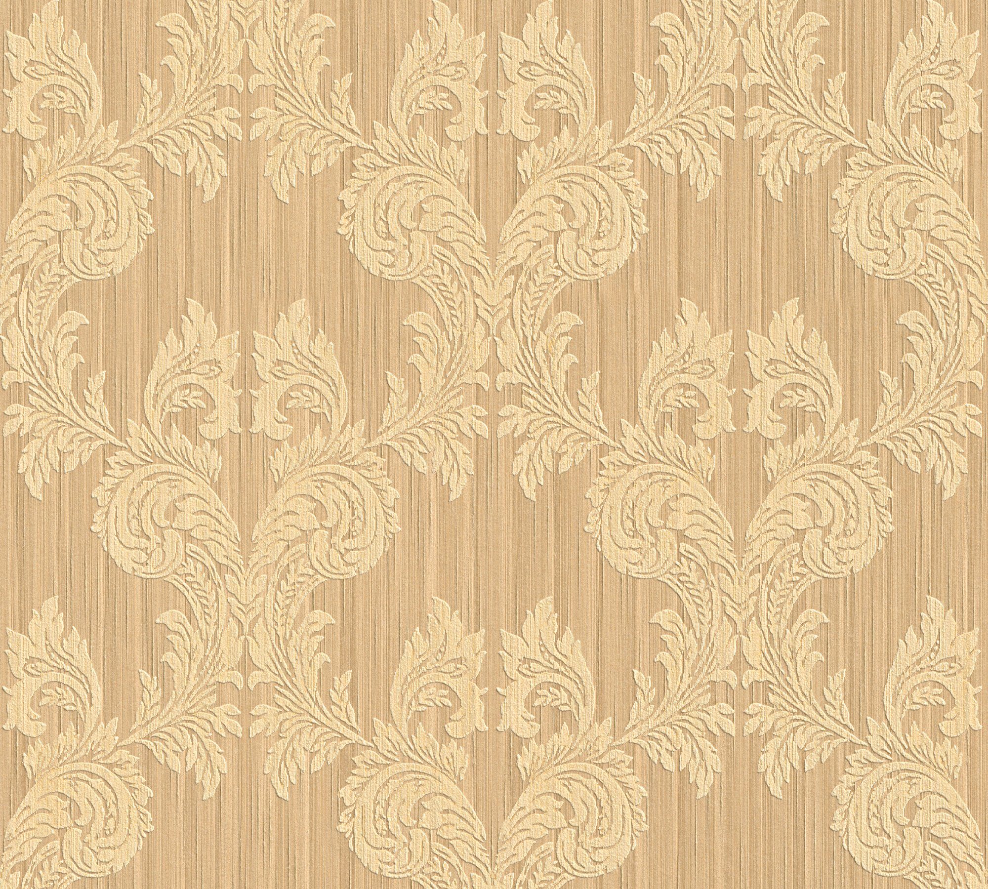 Architects Paper Textiltapete Tessuto, samtig, floral, Barock, gemustert, Tapete Barock Tapeten Wohnzimmer Schlafzimmer Küche modern Design Büro