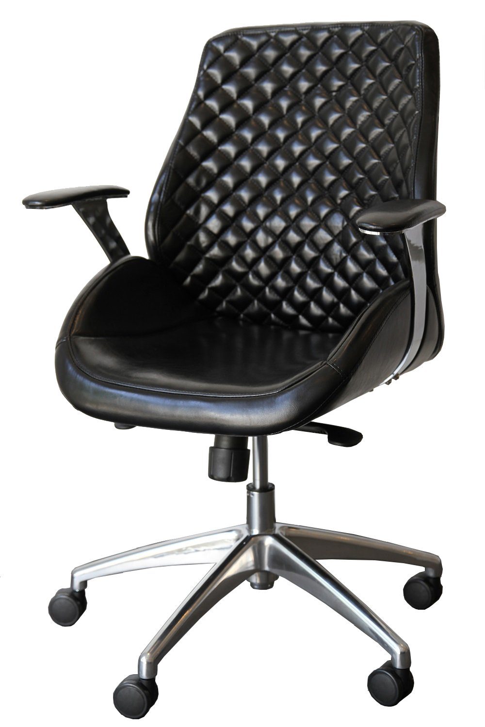 Steelboxx Drehstuhl Bürodrehstuhl Designer Drehstuhl Chefsessel Pantera Racer Car Seat (1), Schalensitz zur optimalen Abstützung im Beckenbereich