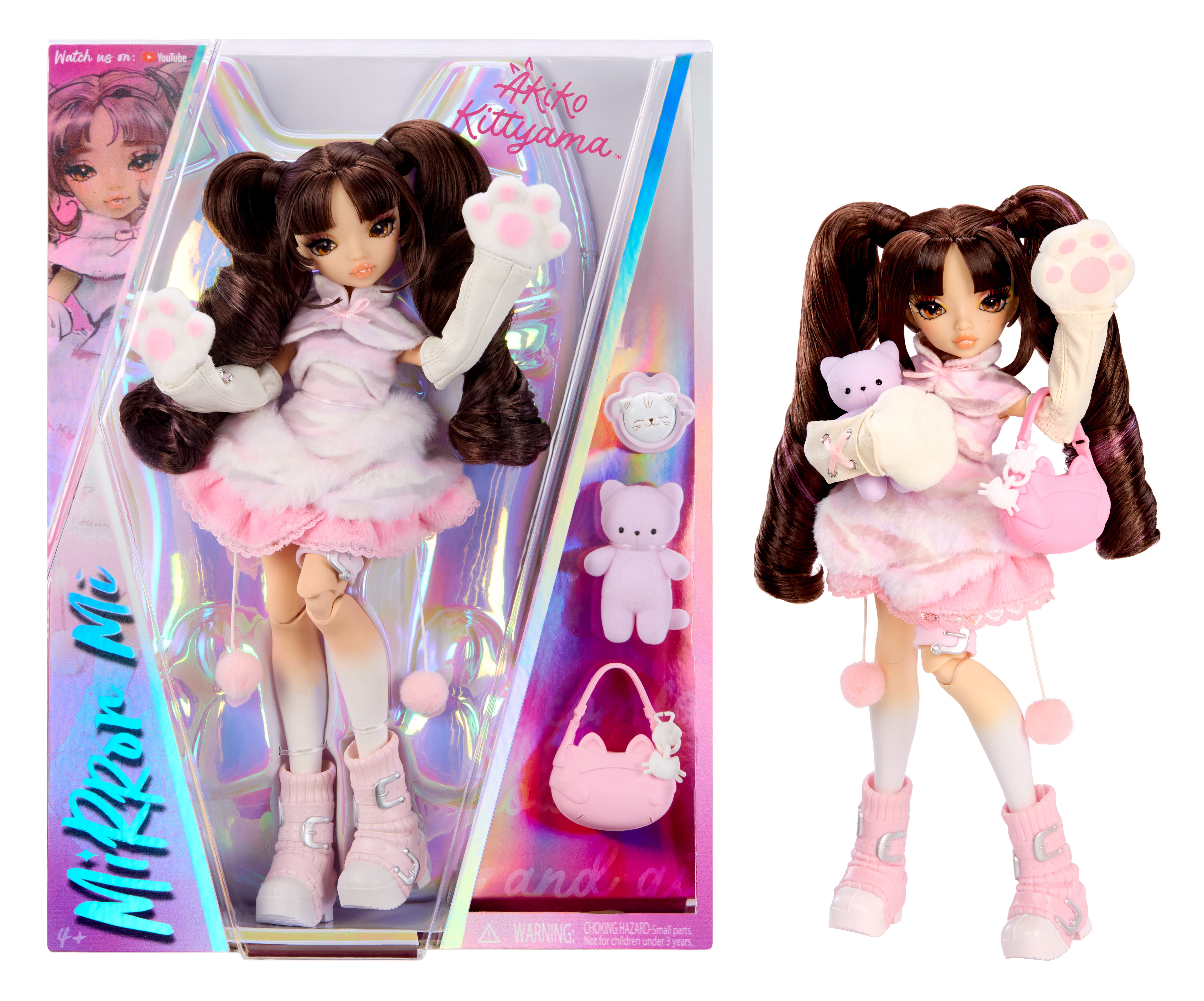 MGA ENTERTAINMENT Anziehpuppe MirrorMi Fashion Doll - Akiko Kittyama (Cozy)