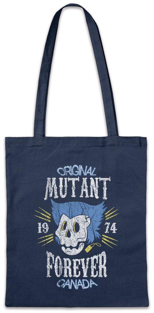 Urban Backwoods Beuteltasche Mutant Forever Stofftasche X Comic Movies Wolverine Men Logan Claws (1-tlg), Fun X-Men Skull Schädel