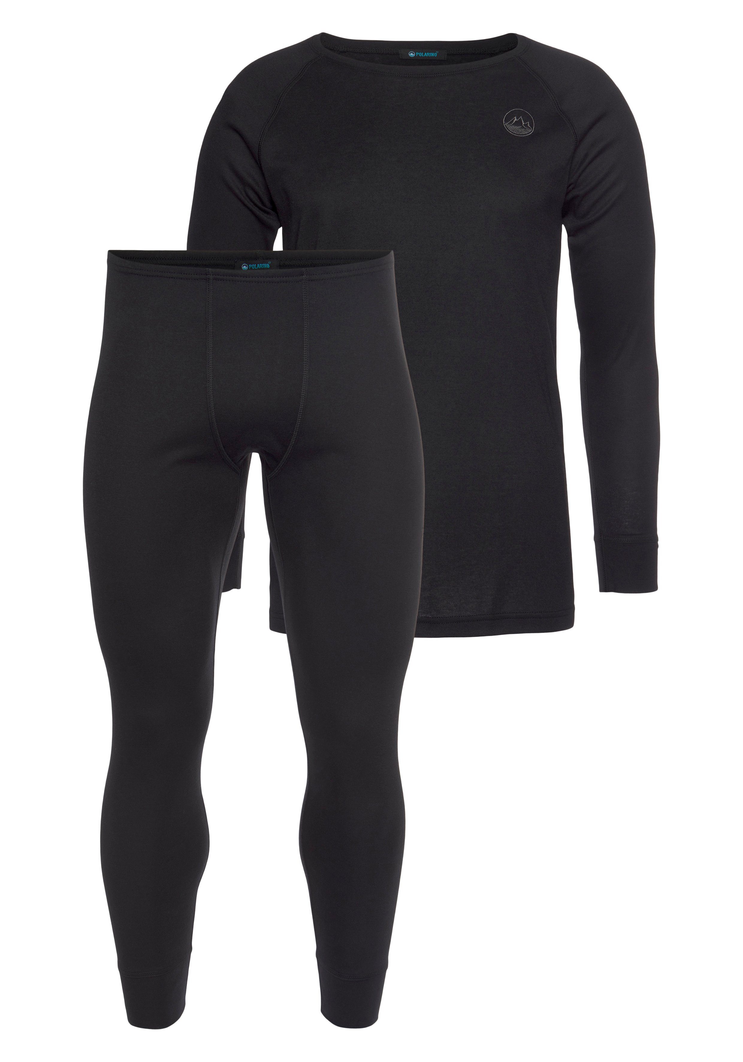 Polarino Thermounterhemd hoher Wärmerückhalt und atmungsaktiv (Set, 2-St., mit Thermounterhose) "Skiwäsche-Set", Skiunterwäsche – Bild 4 von 5