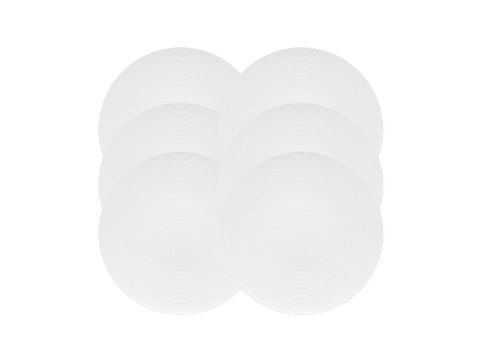 Thomas Porzellan Frühstücks-Set Loft Weiss Frühstücksteller 22 cm Set6