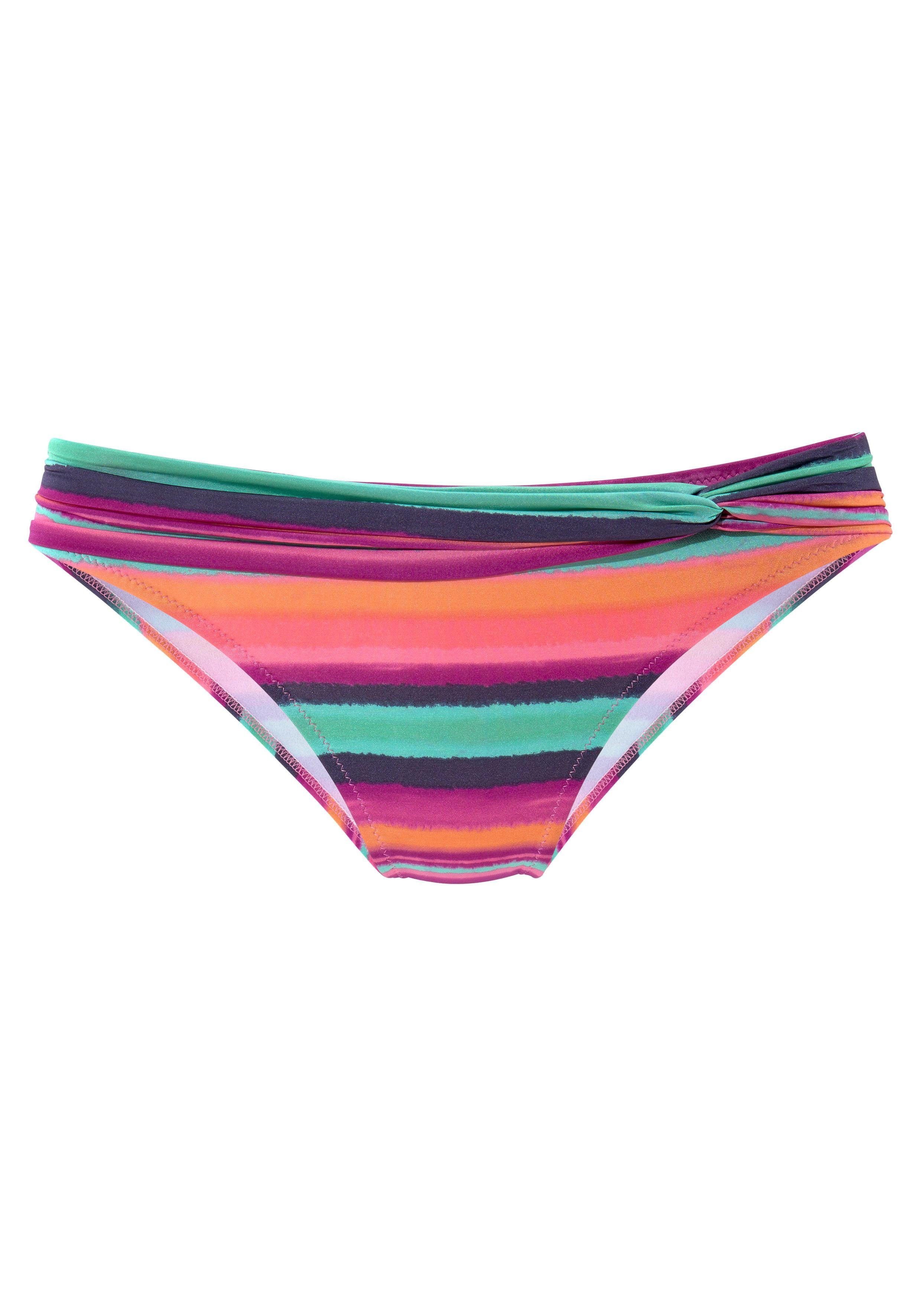 LASCANA Bikini-Hose Rainbow mit Gürtel günstig online kaufen