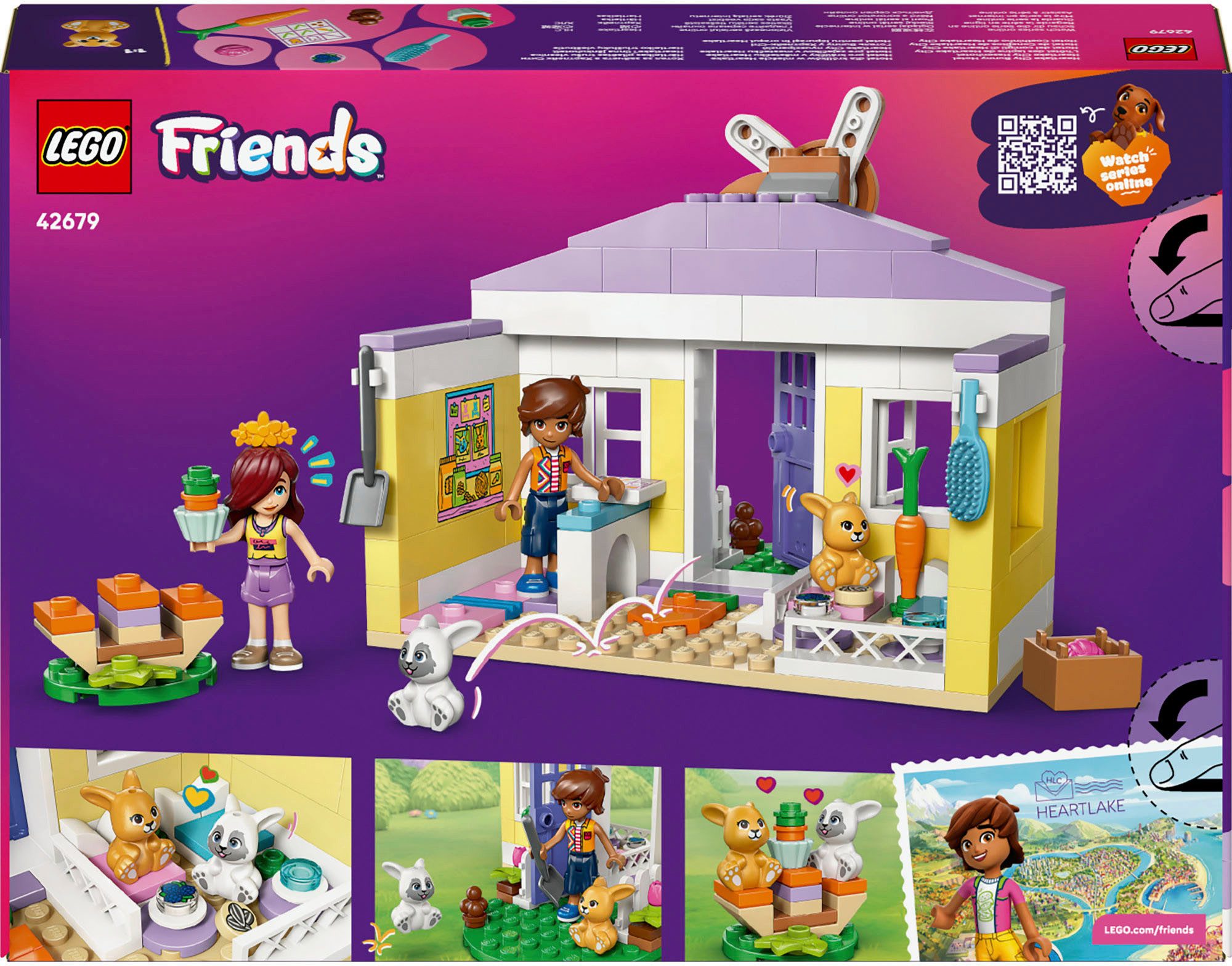 LEGO® Heartlake City Hasenhotel (42679), LEGO Friends Konstruktionsspielste günstig online kaufen