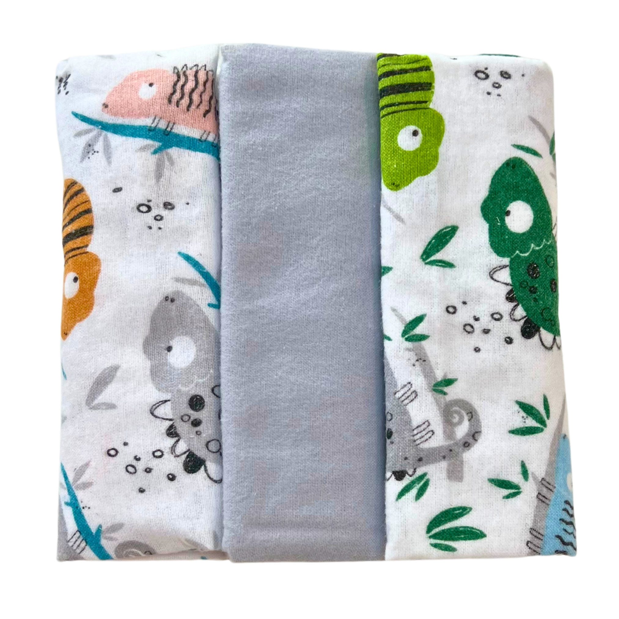 Spucktuch Moltontücher / Flanell 70x80 cm - Baby Spucktücher Set