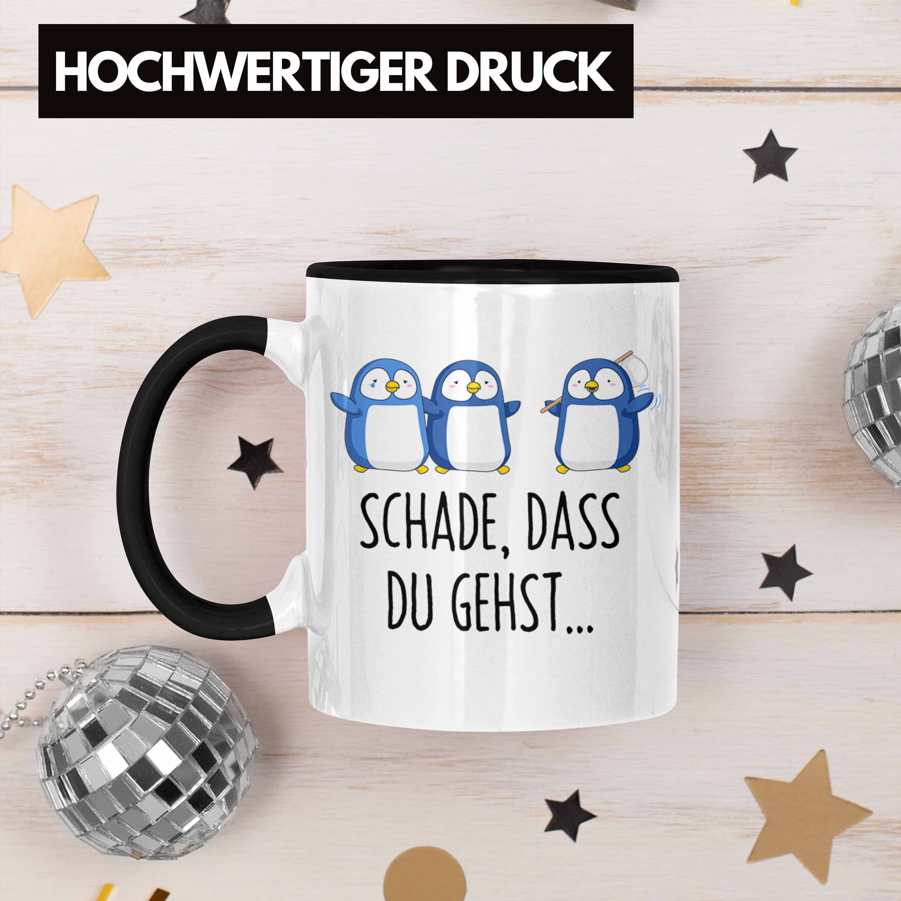 Sprüche Jobwechsel Du Abschied Abschiedsgeschenk Gehst Dass Lustig Tasse - Trendation Job Neuer Tasse Geschenk Kollegin Kollege Schwarz Trendation Schade