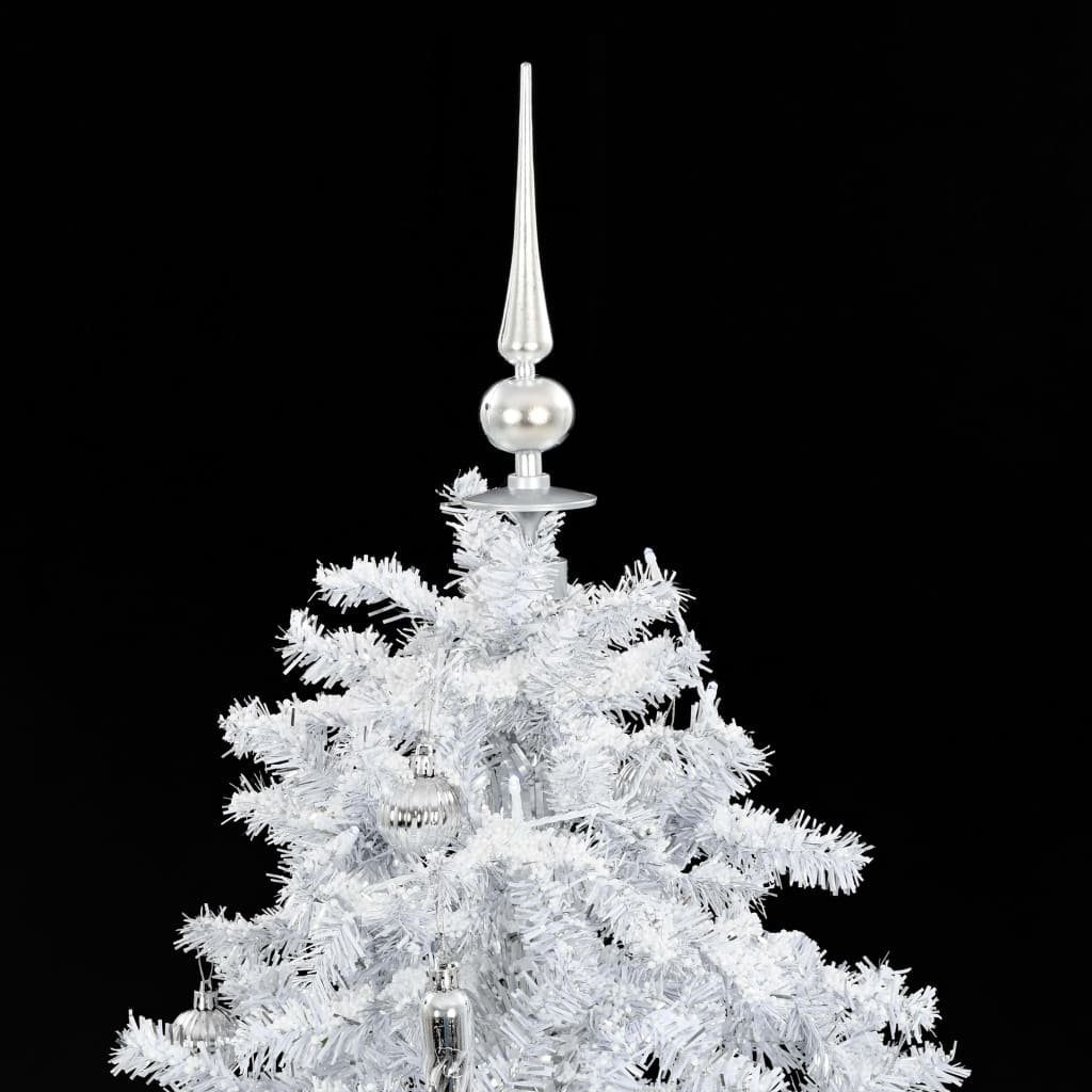 furnicato cm Schneiender Weihnachtsbaum Künstlicher Weiß Weihnachtsbaum mit 140 Schirmfuß