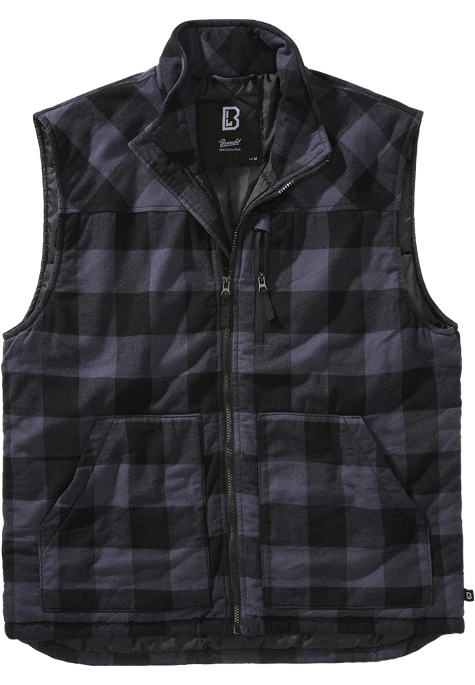 (1-tlg) Jerseyweste black/grey Brandit Herren Vest Lumber