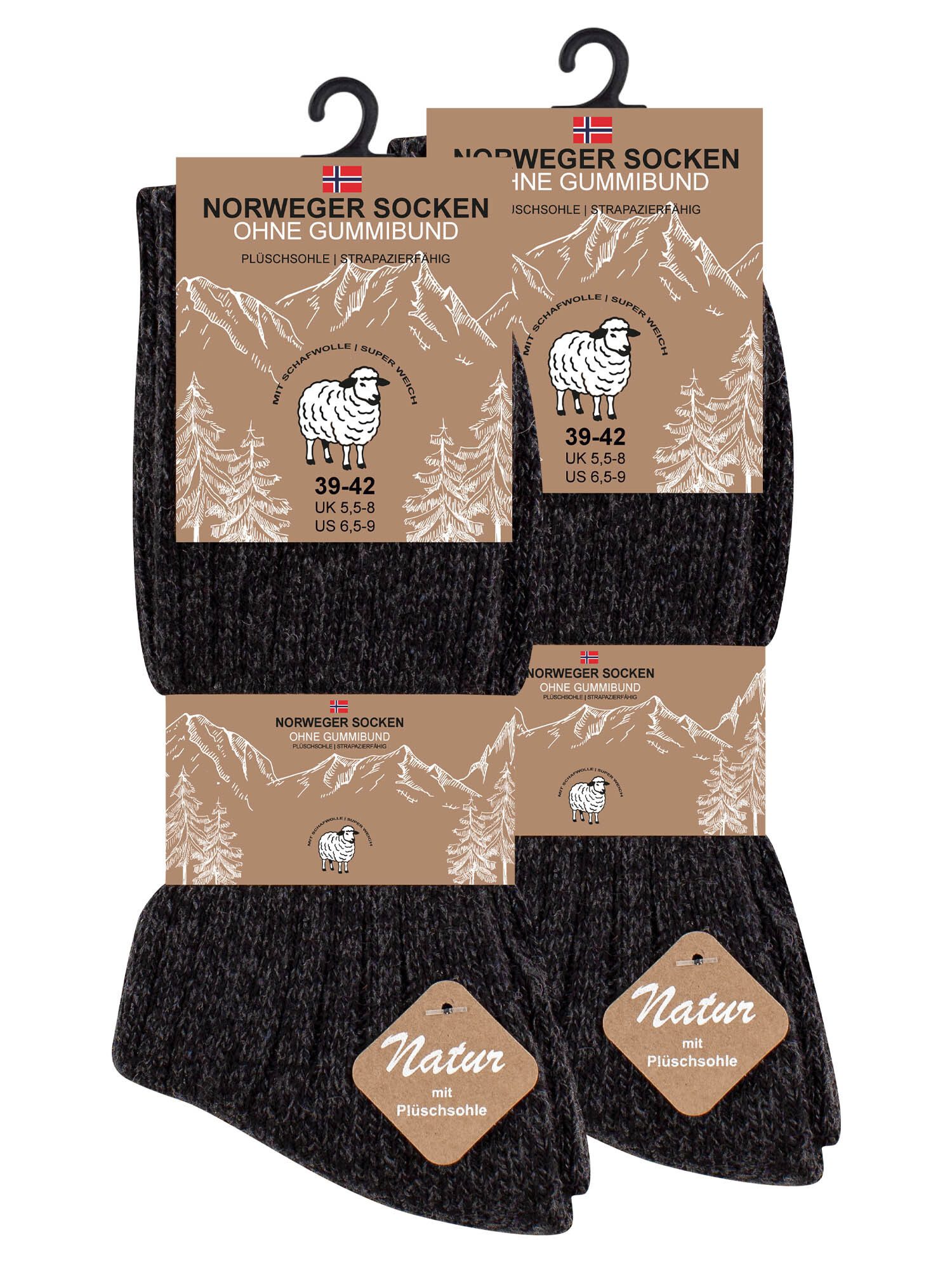 Cotton Prime® Norwegersocken warme Wintersocken (6-Paar) günstig online kaufen