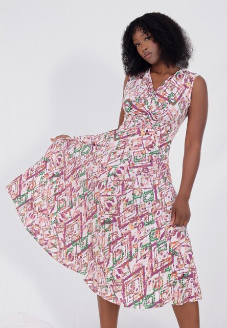 YC Fashion & Style Sommerkleid mit Allover-Print – ärmellos & schwingend Ba günstig online kaufen