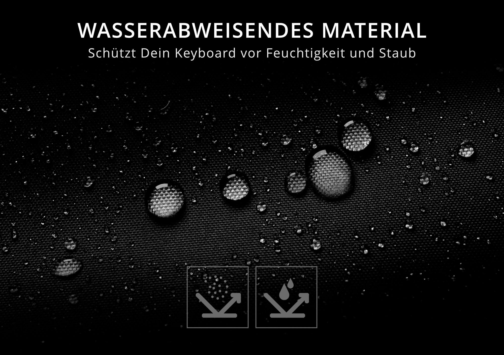 McGrey Piano-Transporttasche KBT-3223-88 Keyboardtrolley - Komfortabel & robust!, Keyboard-Trolley mit Wasserabweisendem Material, dicke Innenpolsterung