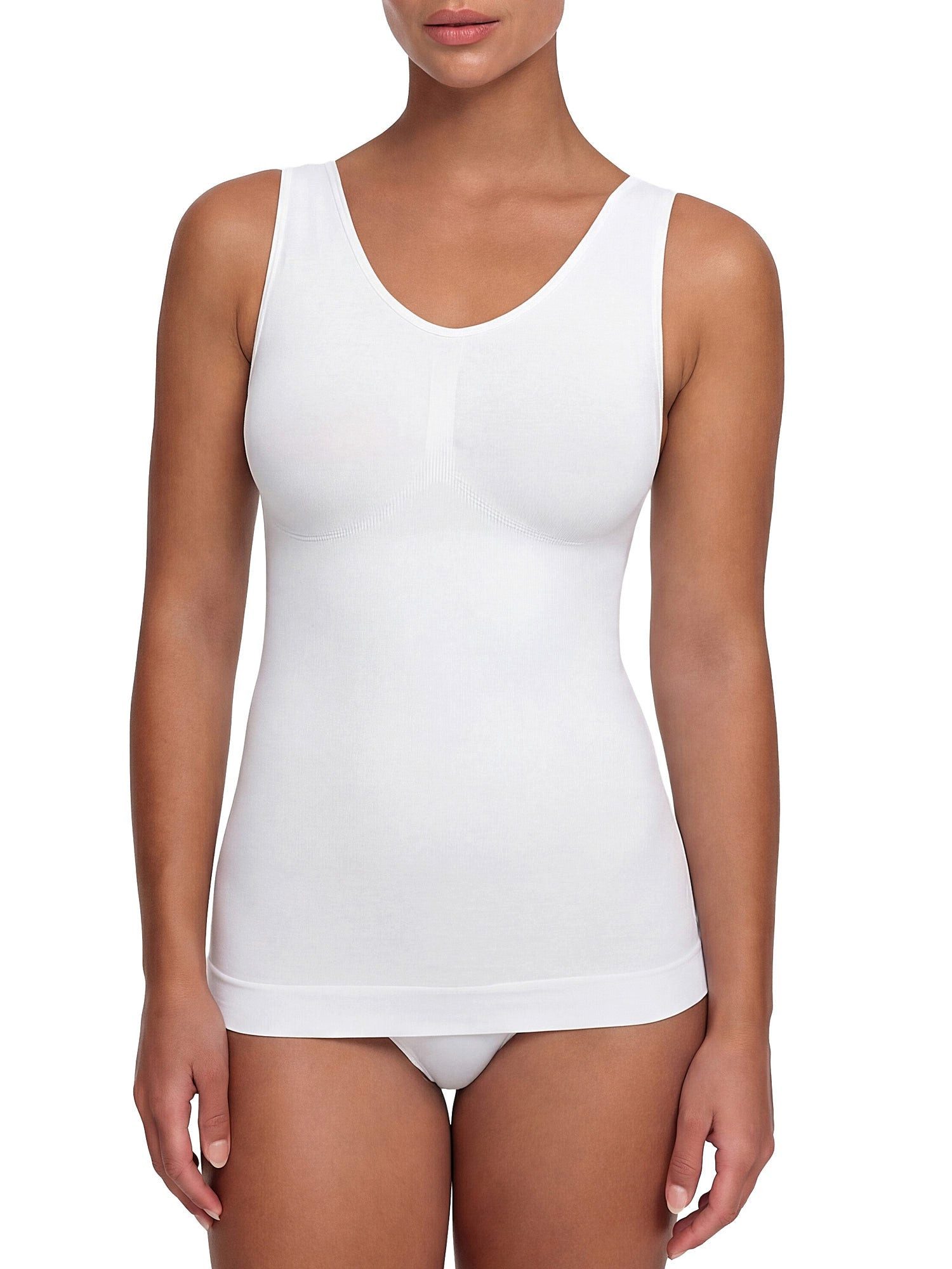 cfab by creamy fabrics Shapingtop Shaping Unterhemd-Weiß-M (1-tlg)