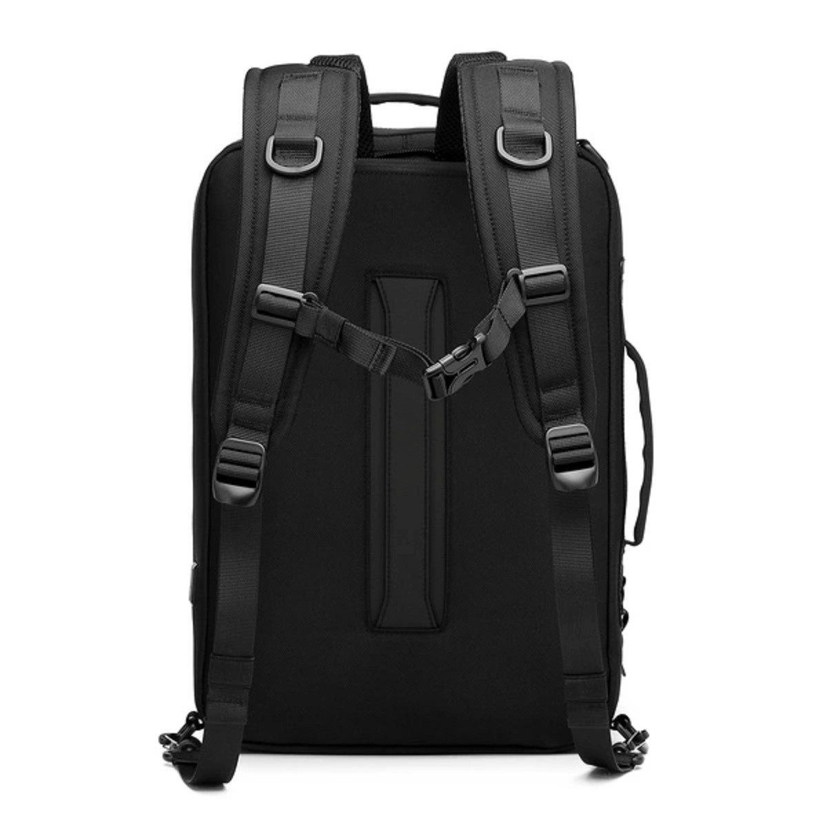 Wozinsky Laptoprucksack Wozinsky Premium 15,6'' Laptop-Rucksack/Tasche mit Riemen - Schwarz