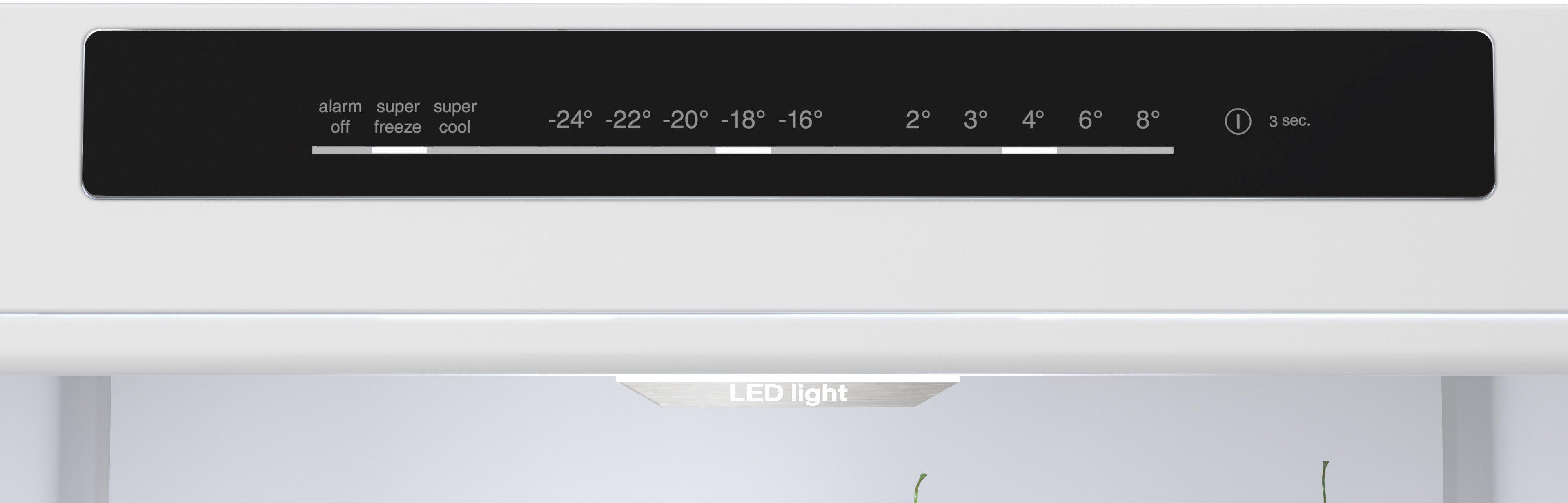 BOSCH Kühl-/Gefrierkombination Serie 4 KGN39VXAU, 203 cm hoch, 60 cm breit