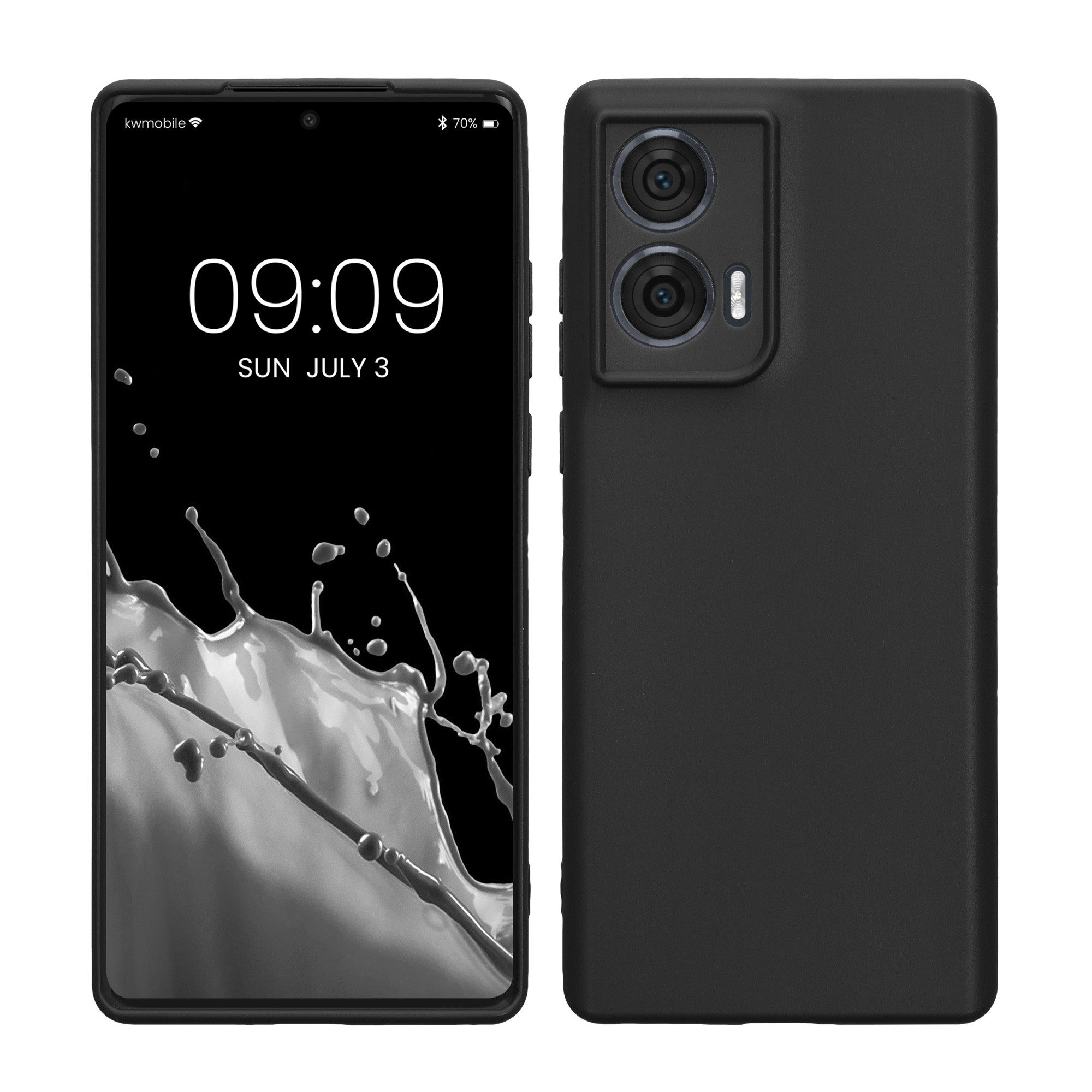 kwmobile Handyhülle Handyhülle für Motorola Edge 50 Fusion Hülle, Weiches Handy Silikon Case - Schutzhülle Cover