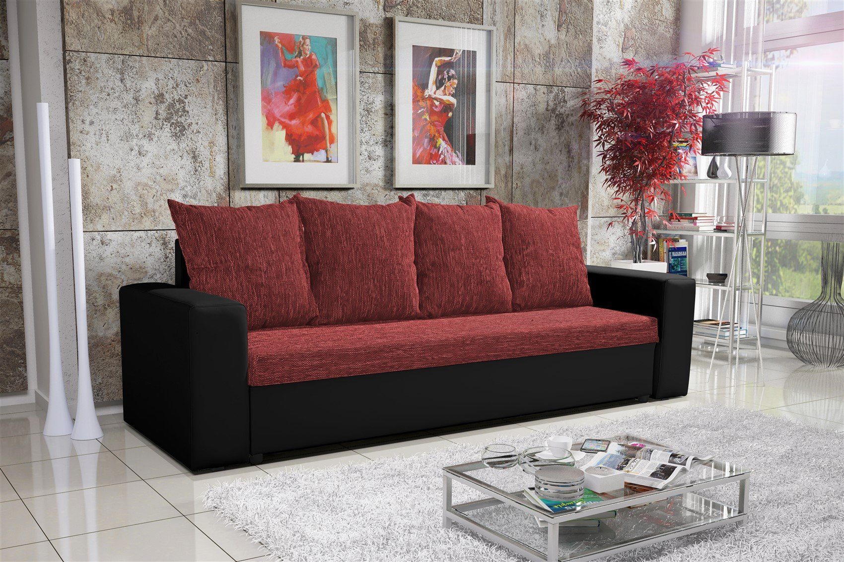 Fun Möbel Sofa Sofa-Set NINA 3-1-1 günstig online kaufen