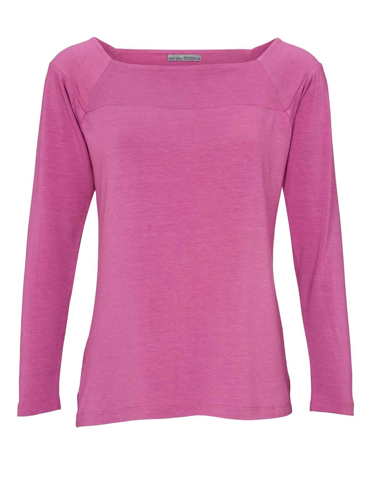 pink Heine heine Damen T-Shirt Carré-Jerseyshirt,