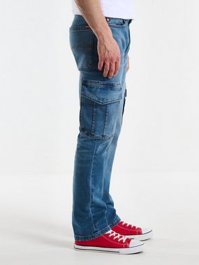 BIG STAR Straight-Jeans COLT CARGO hohe Leibhöhe