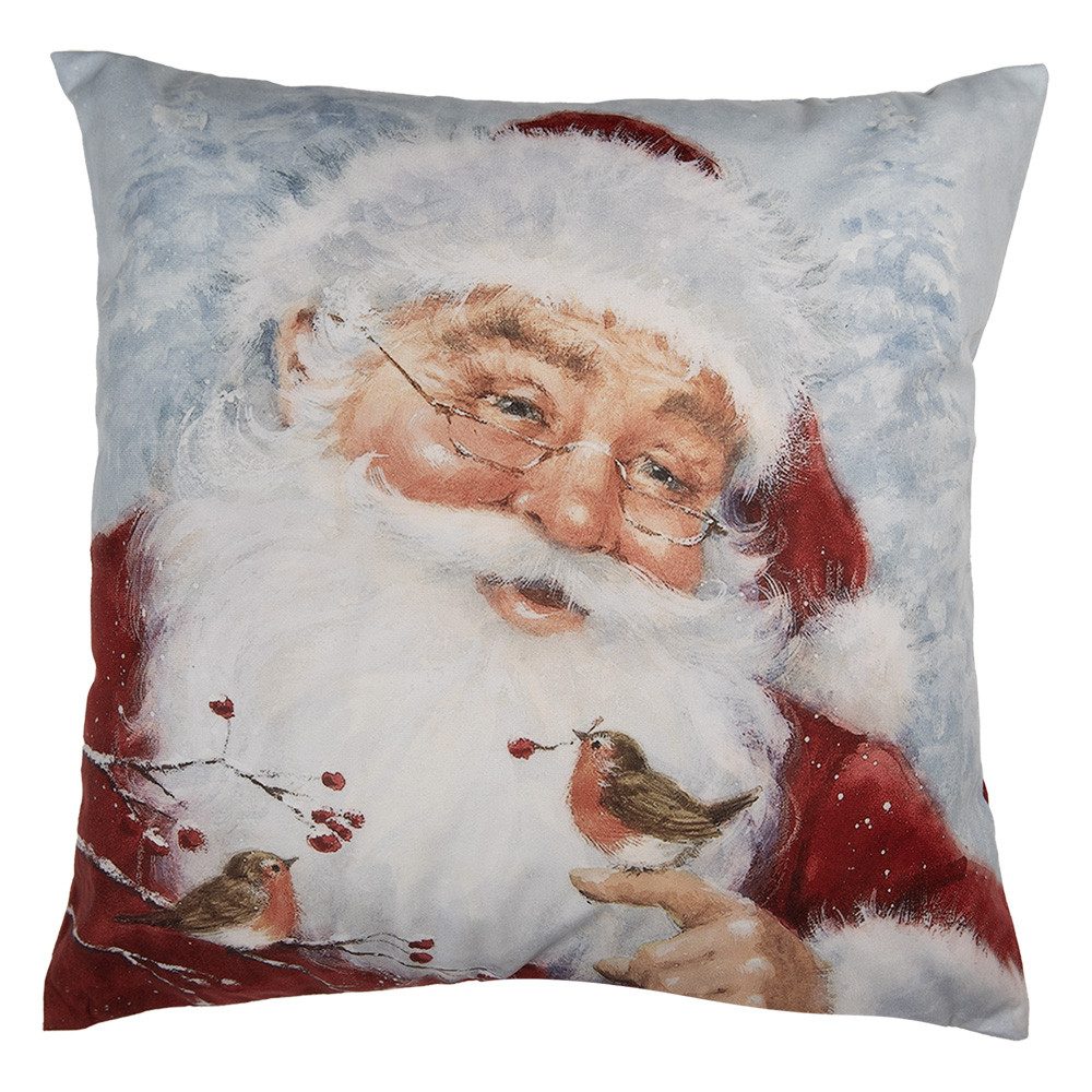 Clayre & Eef Декоративні подушки Christmas, Декоративні подушки Подушкиbezüge ohne Füllung Polyester 45x45 cm