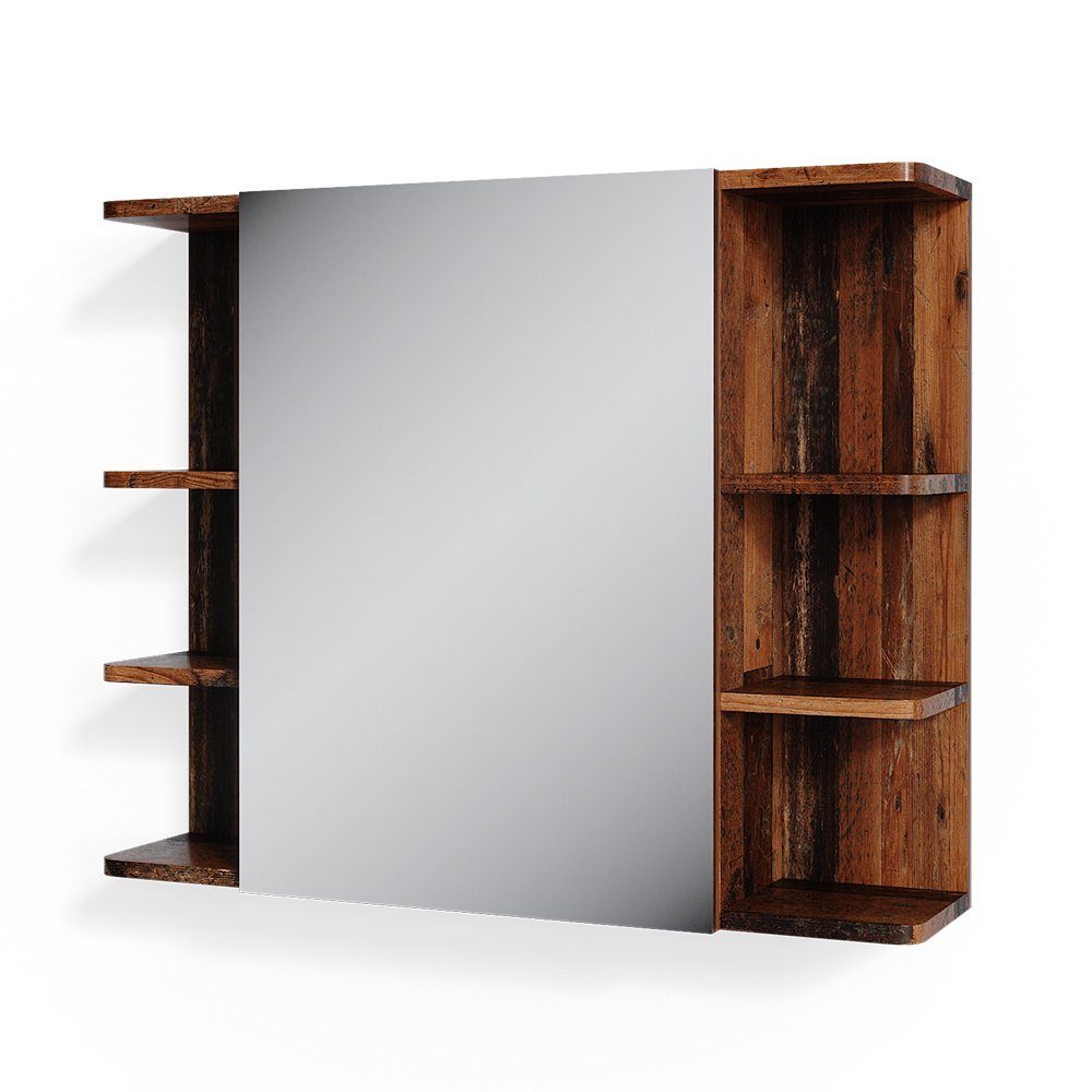Vicco Badezimmerspiegelschrank Fynn, Antikholz, 80 x günstig online kaufen