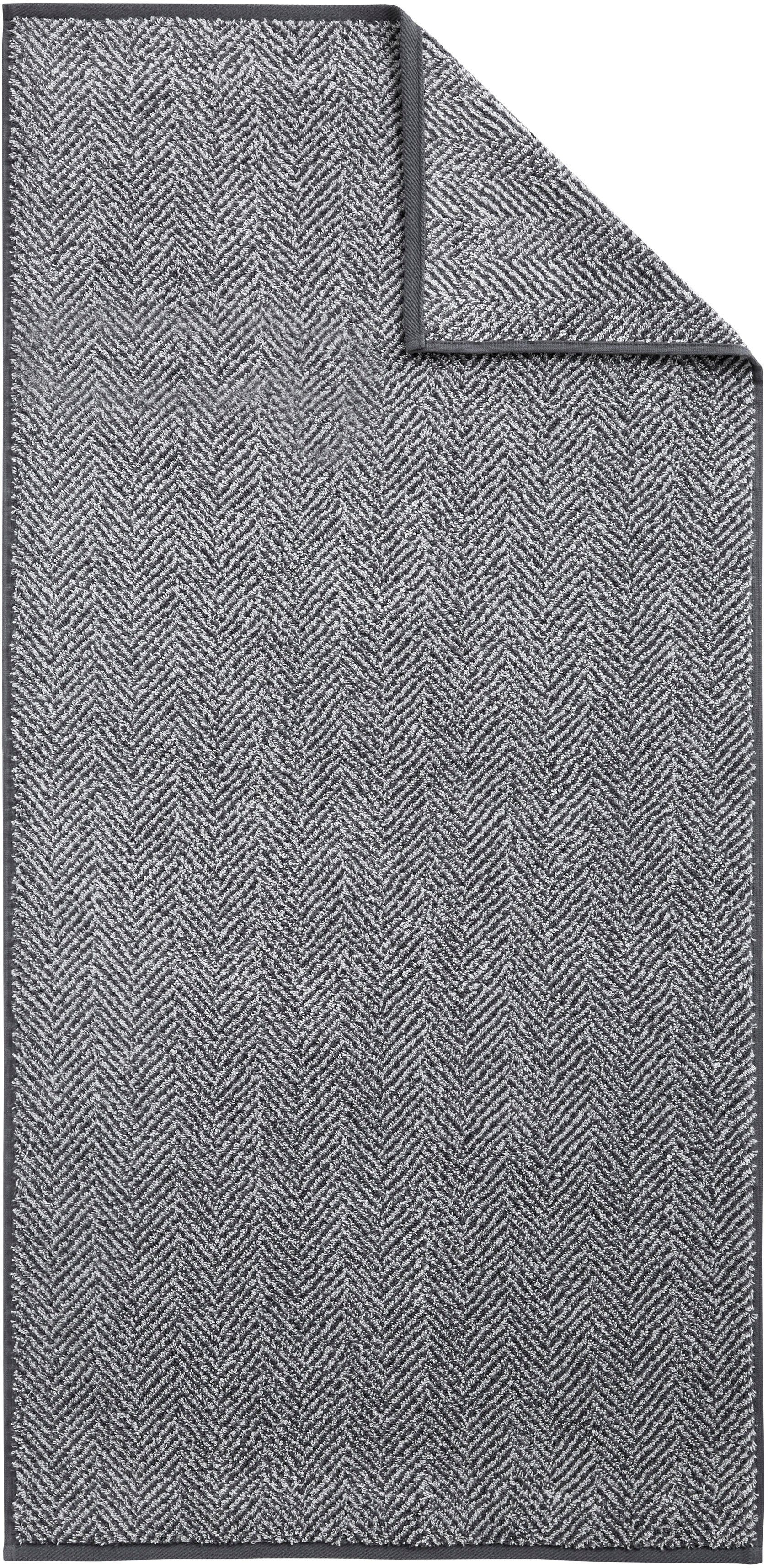 Dyckhoff Handtuch Set Golden Shades Herringbone, Walkfrottier (Set, 6-St), 4 Handtücher (50x100cm), 2 Duschtücher (70x140cm)