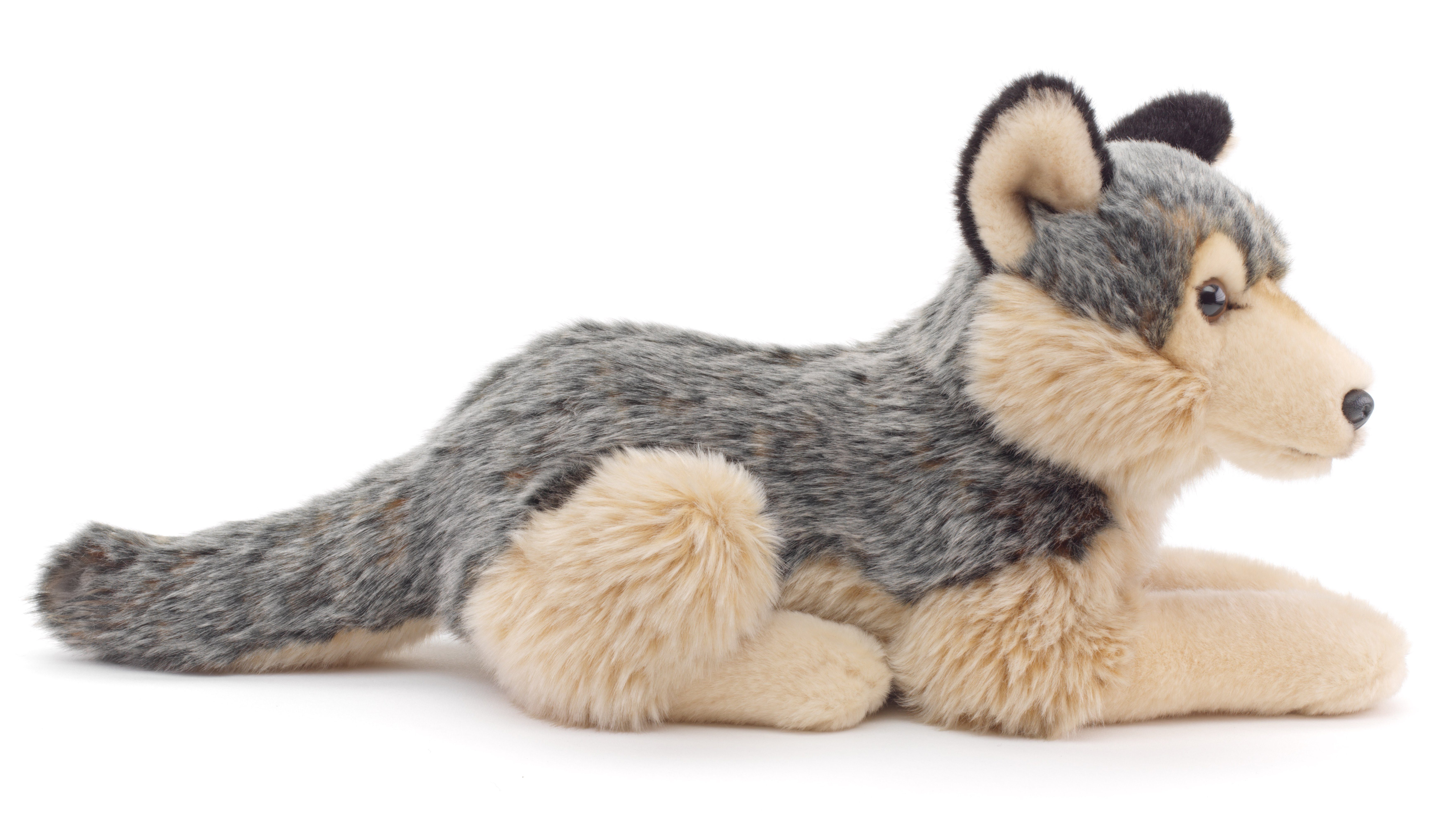 Uni-Toys sitzender Wolf ca.18 cm groß 
