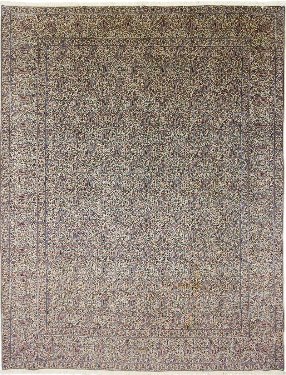 Orientteppich Yazd Patina 289x374 Handgeknüpfter Orientteppich / Perserteppich, Nain Trading, rechteckig, Höhe: 12 mm